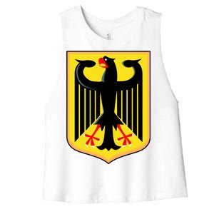 German Emblem Women's Racerback Cropped Tank