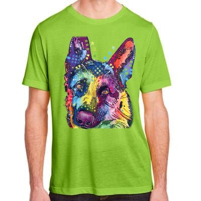 German Shepherd Dean Russo Adult ChromaSoft Performance T-Shirt