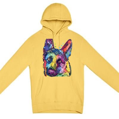 German Shepherd Dean Russo Premium Pullover Hoodie