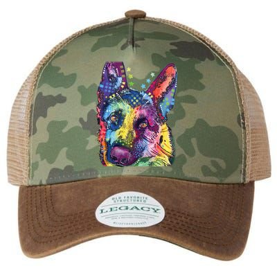 German Shepherd Dean Russo Legacy Tie Dye Trucker Hat