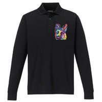 German Shepherd Dean Russo Performance Long Sleeve Polo