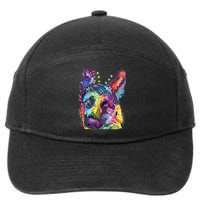 German Shepherd Dean Russo 7-Panel Snapback Hat