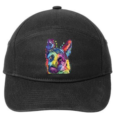 German Shepherd Dean Russo 7-Panel Snapback Hat