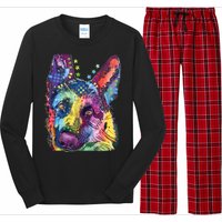 German Shepherd Dean Russo Long Sleeve Pajama Set