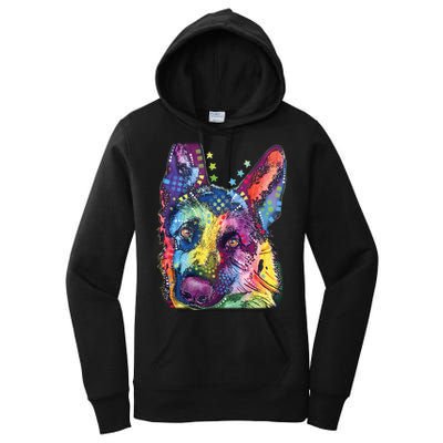 German Shepherd Dean Russo Women's Pullover Hoodie