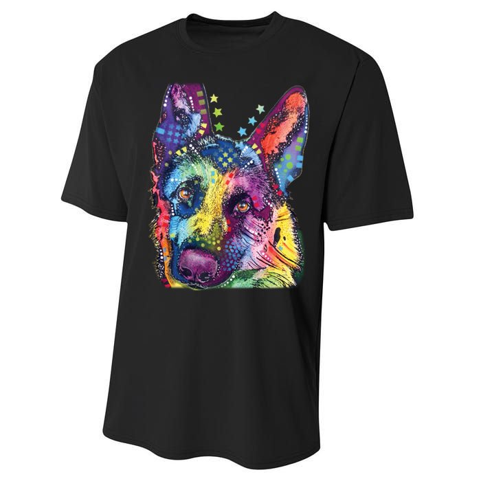 German Shepherd Dean Russo Performance Sprint T-Shirt