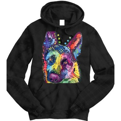 German Shepherd Dean Russo Tie Dye Hoodie