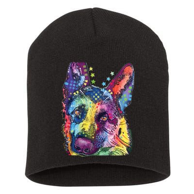 German Shepherd Dean Russo Short Acrylic Beanie