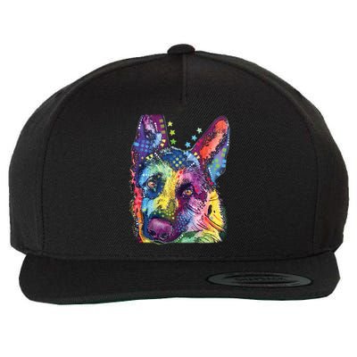 German Shepherd Dean Russo Wool Snapback Cap