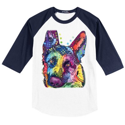 German Shepherd Dean Russo Baseball Sleeve Shirt