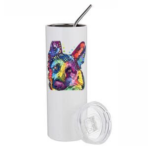 German Shepherd Dean Russo Stainless Steel Tumbler