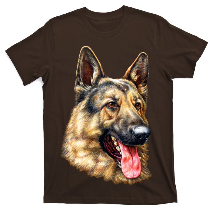 German Shepherd Face T-Shirt