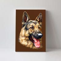 German Shepherd Face Canvas