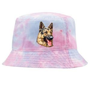 German Shepherd Face Tie-Dyed Bucket Hat