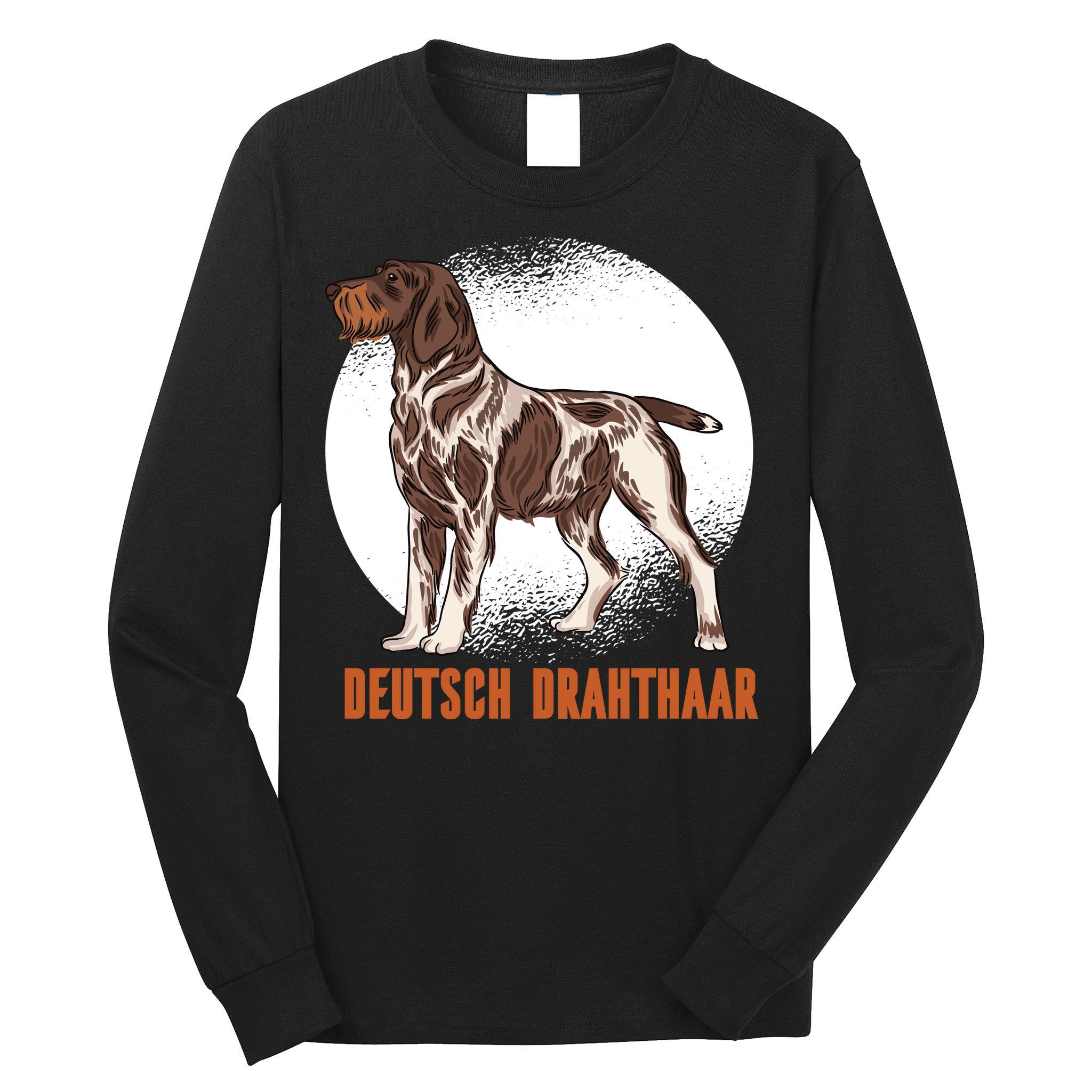 German Wirehaired Pointer Dog Long Sleeve Shirt