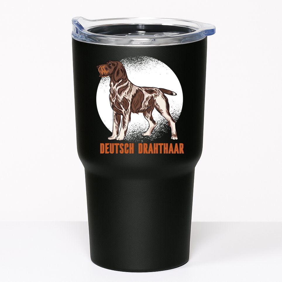 German Wirehaired Pointer Dog Tumbler