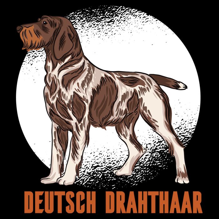 German Wirehaired Pointer Dog Magnet