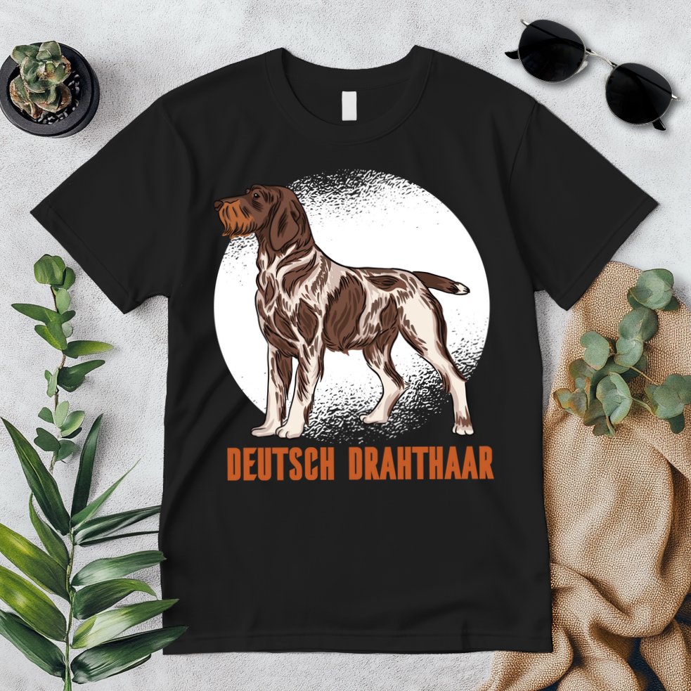 German Wirehaired Pointer Dog Premium T-Shirt