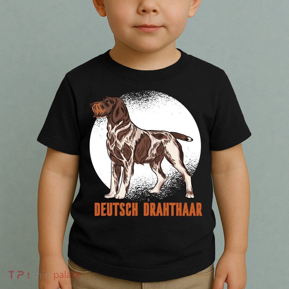 German Wirehaired Pointer Dog Toddler T-Shirt