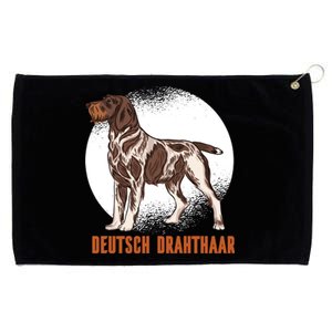 German Wirehaired Pointer Dog Grommeted Golf Towel