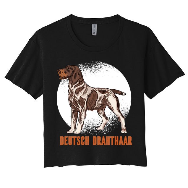 German Wirehaired Pointer Dog Crop Top