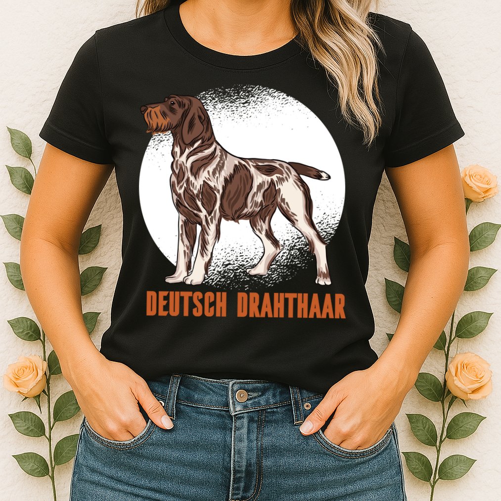 German Wirehaired Pointer Dog Womens T-Shirt