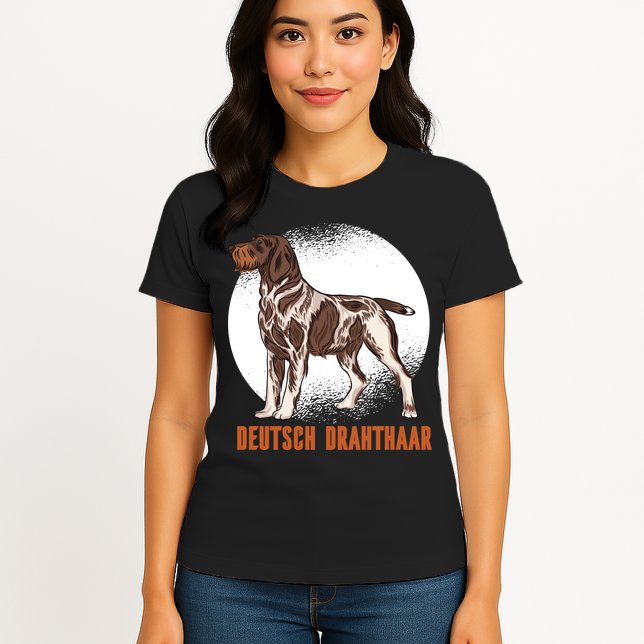 German Wirehaired Pointer Dog Womens T-Shirt