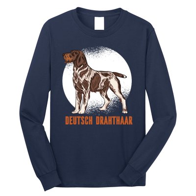 German Wirehaired Pointer Dog Long Sleeve Shirt