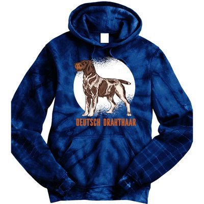 German Wirehaired Pointer Dog Tie Dye Hoodie