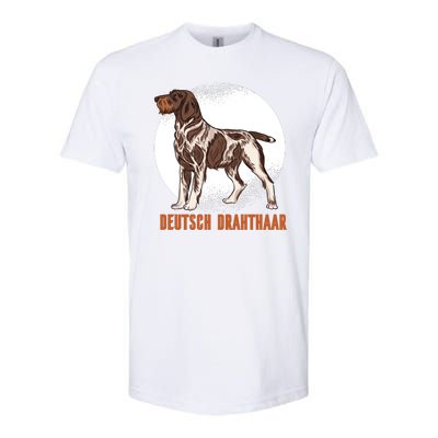 German Wirehaired Pointer Dog Softstyle CVC T-Shirt