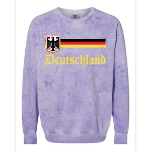 Germany Flag Stripe Logo Colorblast Crewneck Sweatshirt