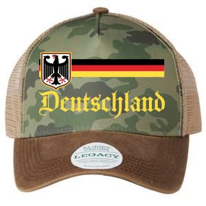 Germany Flag Stripe Logo Legacy Tie Dye Trucker Hat