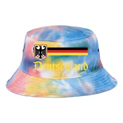 Germany Flag Stripe Logo Tie Dye Newport Bucket Hat