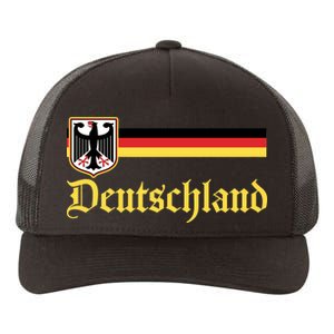 Germany Flag Stripe Logo Yupoong Adult 5-Panel Trucker Hat