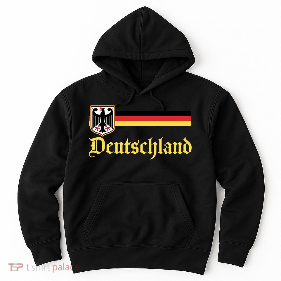 Germany Flag Stripe Logo Hoodie