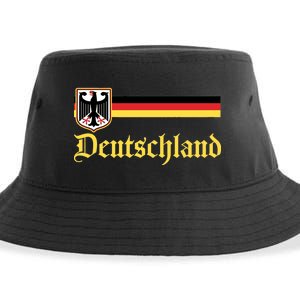 Germany Flag Stripe Logo Sustainable Bucket Hat