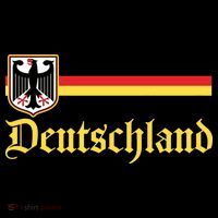 Germany Flag Stripe Logo Button