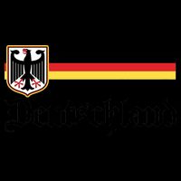 Germany Flag Stripe Logo Mug