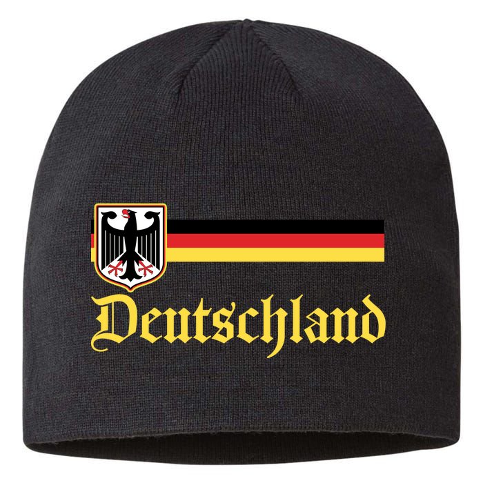 Germany Flag Stripe Logo Sustainable Beanie