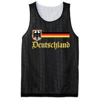 Germany Flag Stripe Logo Mesh Reversible Basketball Jersey Tank