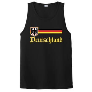 Germany Flag Stripe Logo PosiCharge Competitor Tank