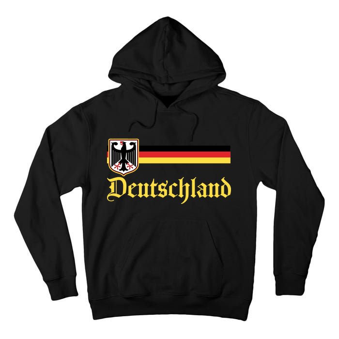 Germany Flag Stripe Logo Tall Hoodie