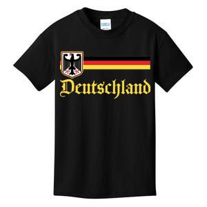 Germany Flag Stripe Logo Kids T-Shirt