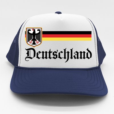 Germany Flag Stripe Logo Trucker Hat