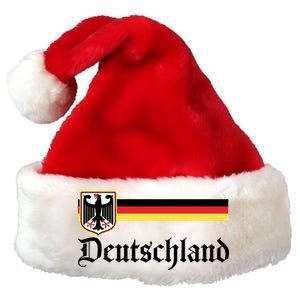 Germany Flag Stripe Logo Premium Christmas Santa Hat