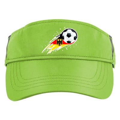 Germany Soccer Insignia Brush Strokes Adult Drive Performance Visor