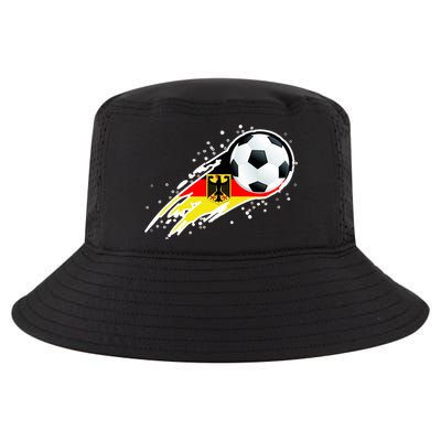 Germany Soccer Insignia Brush Strokes Cool Comfort Performance Bucket Hat