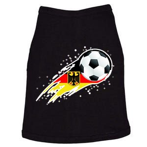 Germany Soccer Insignia Brush Strokes Doggie Tank