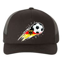 Germany Soccer Insignia Brush Strokes Yupoong Adult 5-Panel Trucker Hat