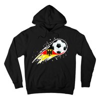 Germany Soccer Insignia Brush Strokes Hoodie